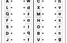 10 Best Alphabet Matching Printable Worksheets Alphabet Matching Alphabet Letter Matching Alphabet Letter Worksheets
