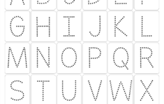 10 Best Free Printable Tracing Letters Printablee