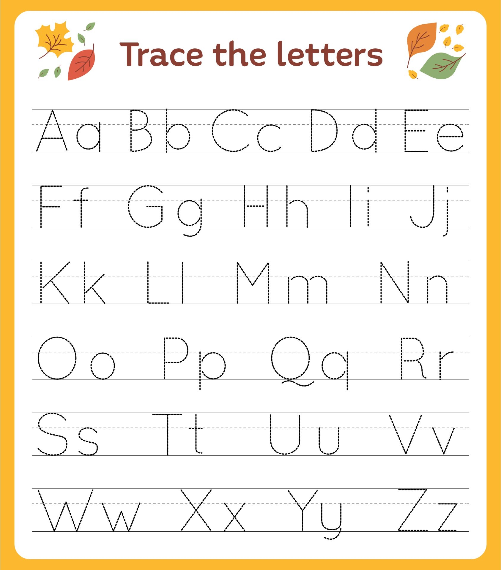 11 Best Free Printable Alphabet Worksheets Kindergarten Printablee ...
