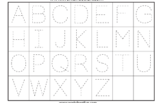Alphabet Tracing Printables Alphabet Writing Worksheets Printable Preschool Worksheets
