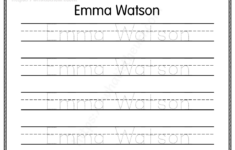Custom Name Tracing Worksheets Your Home Teacher