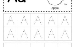 Free Letter A Tracing Worksheets