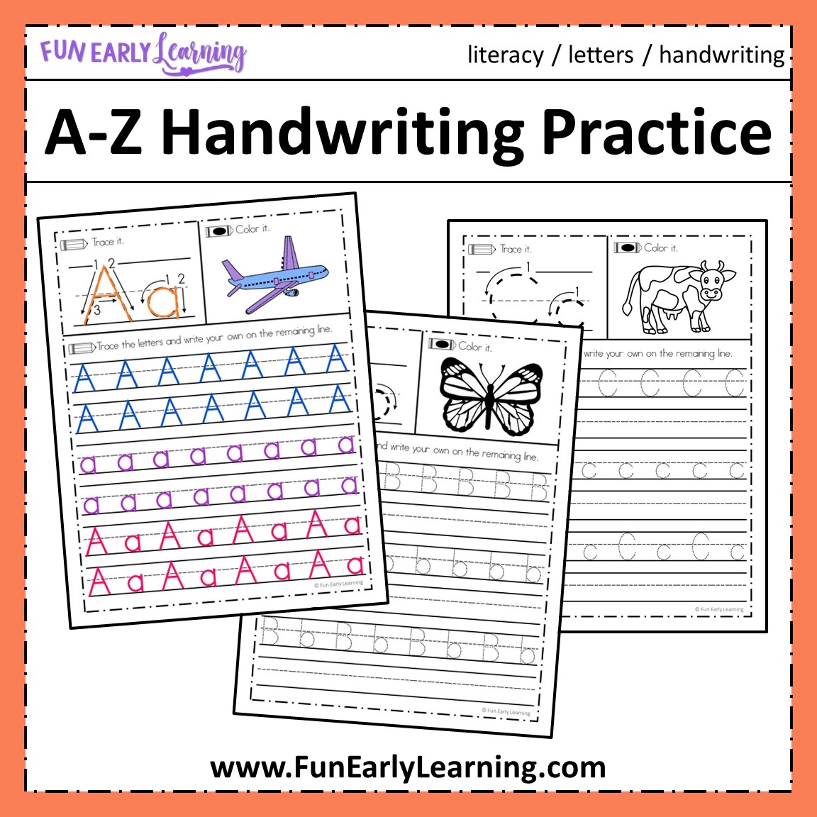 Free Printable Writing Letters Worksheets