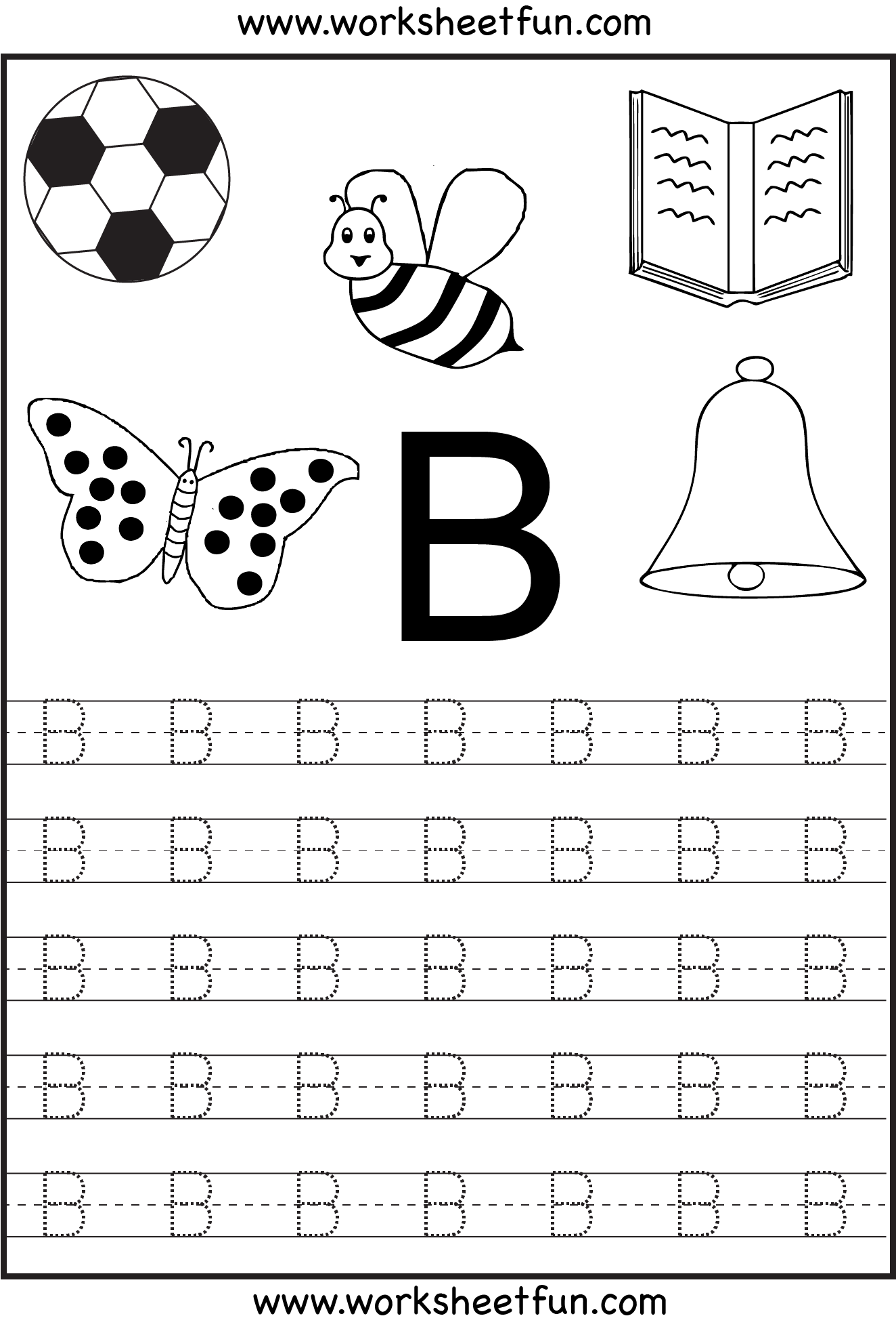 Letter Tracing For Preschool Worksheets