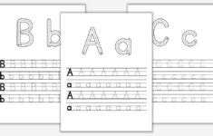 Free Printable Uppercase Lowercase Letters Worksheets The Craft at Home Family