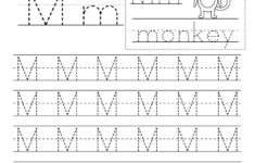 Kindergarten Letter M Writing Practice Worksheet This Series Of Handwriting Alphabet Works Handwriting Worksheets Writing Practice Worksheets Writing Practice