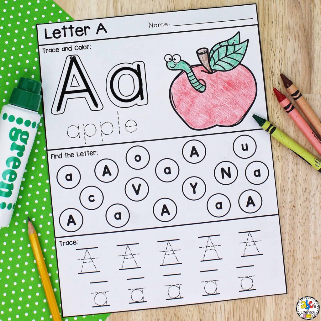 Letter A Printable Preschool Worksheet For Letter Recognition Letter Letter A Printable Preschool Worksheet For Letter Recognition Letter