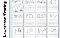 Lowercase Alphabet Tracing Worksheets Coloring Pages Etsy Australia