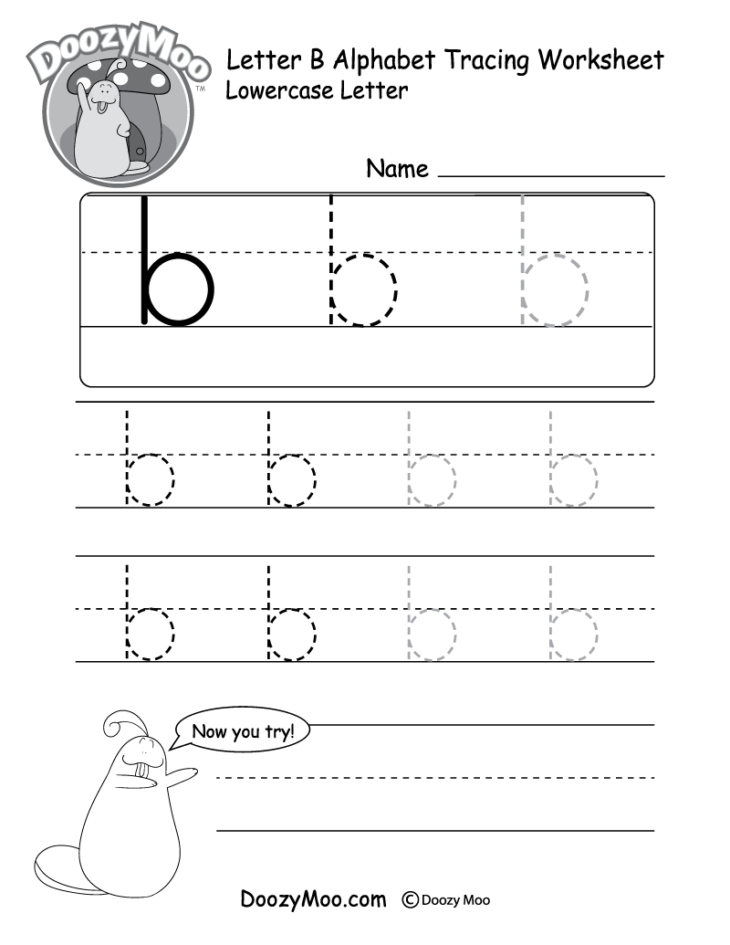 Lowercase Letter Tracing Worksheets Free Printables Doozy Moo