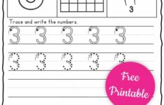 Number Tracing Worksheets PDF FREE Your Therapy Source