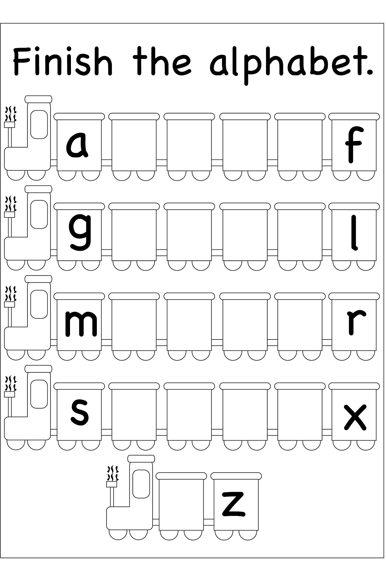 Printable ABC Worksheets Free Activity Shelter Letter Tracing Worksheets