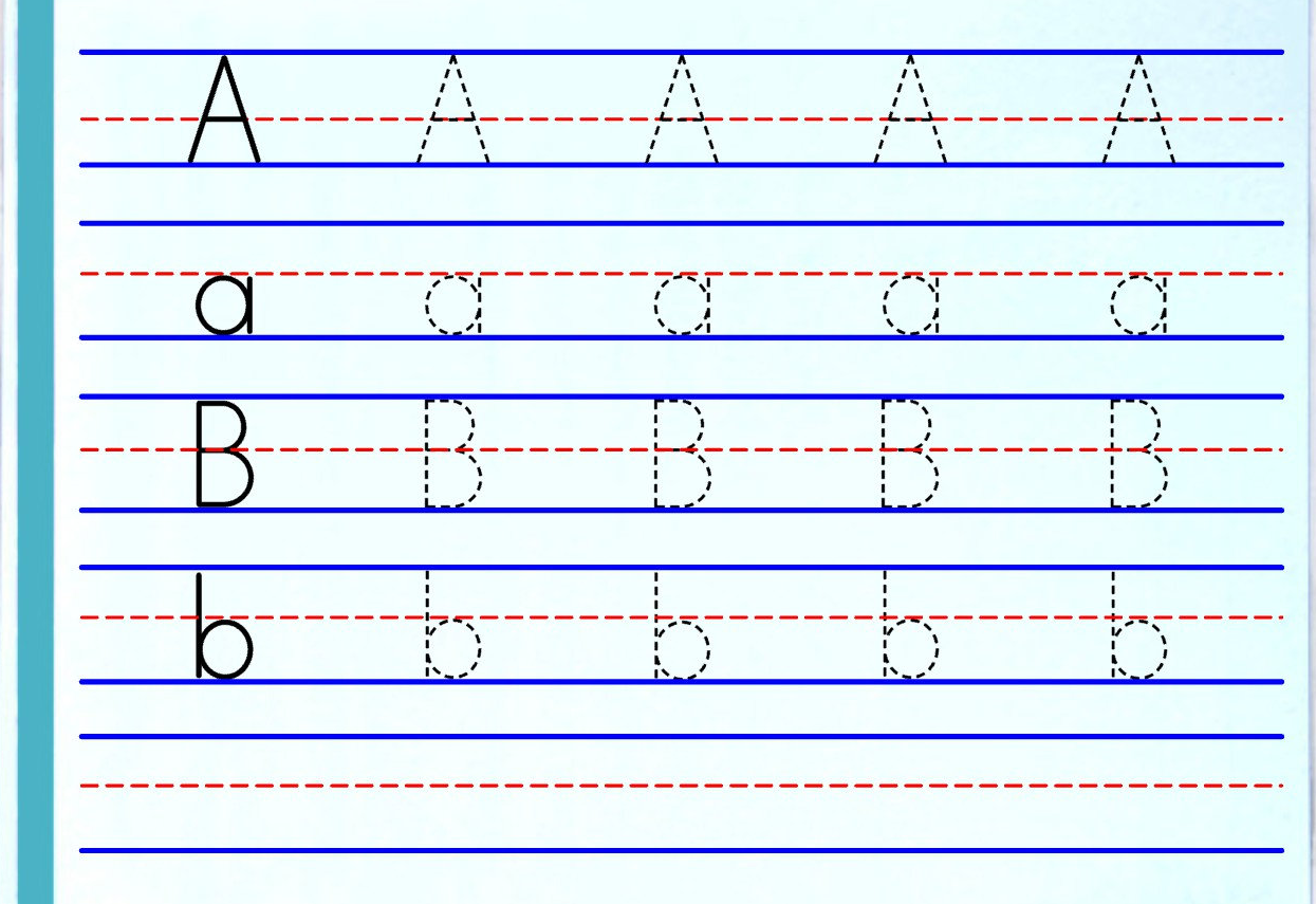 Tikz Pgf Create Alphabet Tracing Worksheet TeX LaTeX Stack Exchange