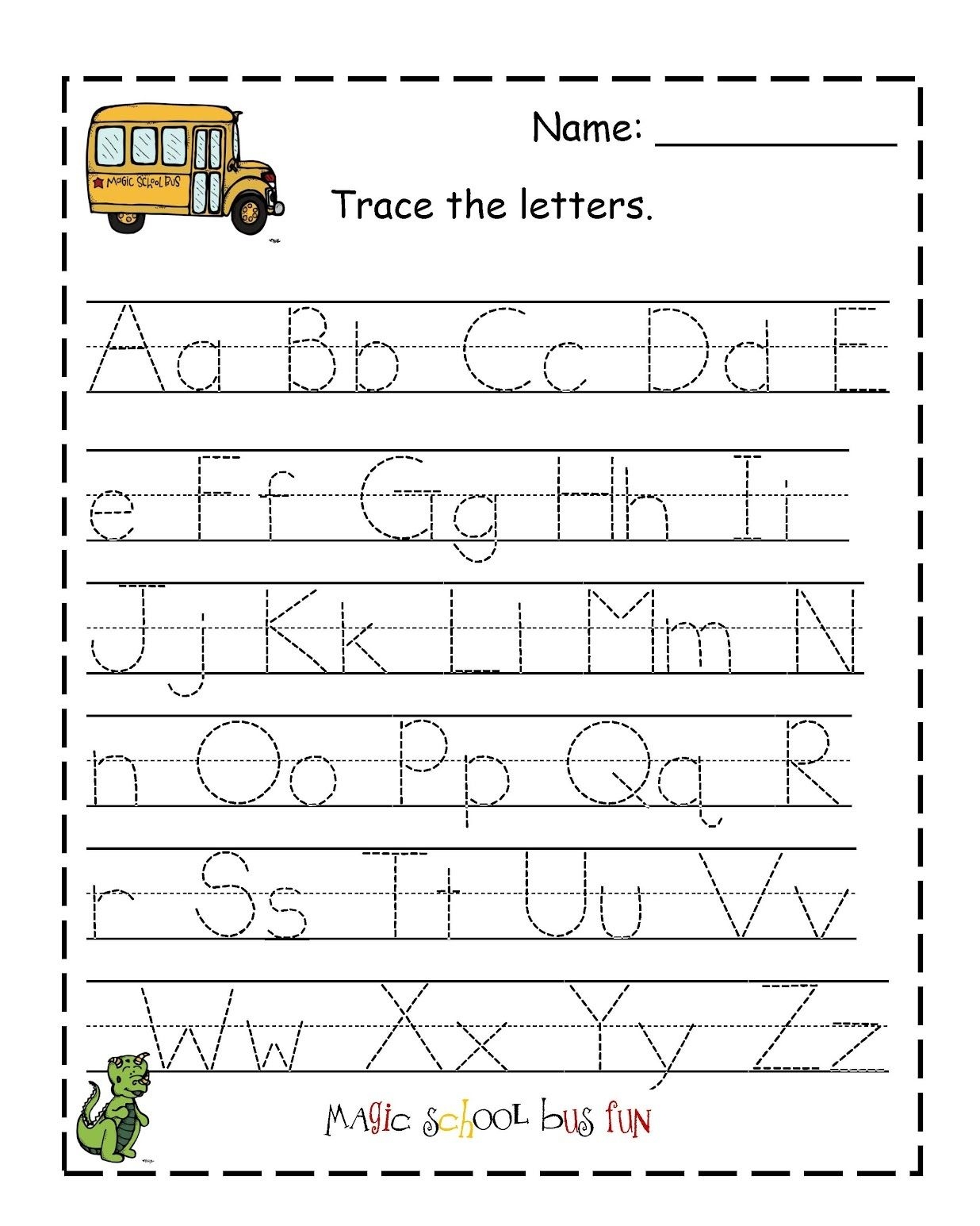 Free Printable Abc Tracing Pages
