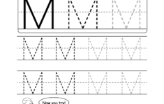 Uppercase Letter M Tracing Worksheet Doozy Moo