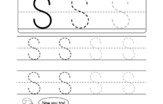 Uppercase Letter S Tracing Worksheet Doozy Moo
