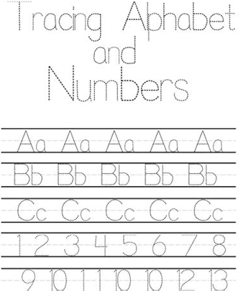 Amazon Tracing Alphabet And Numbers Tracing Letters And Learn Numbers 1 100 Workbook Practice For Kindergarteners Learning To Write Letters And Numbers 9798636089728 Dayami Worksheets Books