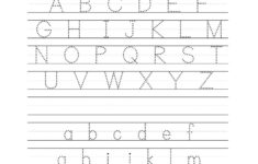 Free Alphabet Tracing Sheets Lewis Creative
