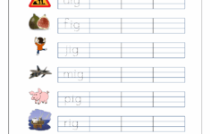 Free Printable CVC Words Writing Worksheets For Kids Three Letter Rhyming Words For Kindergarten MegaWorkbook