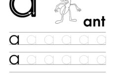 Free Printable Letter A Tracing Sheets For Kids Master The Alphabet