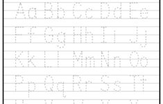 Printable A Z Letter Tracing Worksheet Capital And Lowercase Alphabetical Letter Tracing ages 3 7 KG1 To Grade 2 Etsy