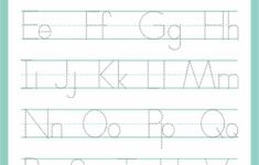 Tracing Alphabet Letters 20 Free PDF Printables Printablee