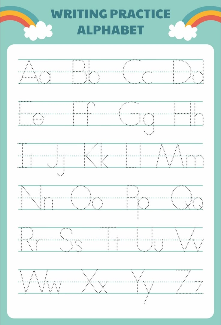 Tracing Alphabet Letters 20 Free PDF Printables Printablee