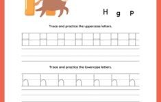 Tracing Letter H Worksheets For Preschool