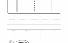 Uppercase Letter T Tracing Worksheet Doozy Moo