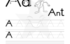 100 Free Uppercase Lowercase Letter Tracing Worksheets Aa Zz