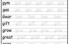 24 Printable Trace The Words Worksheet Alphabetical A Z Capital And Lowercase Words ages 3 7 KG1 To Grade 2 Etsy