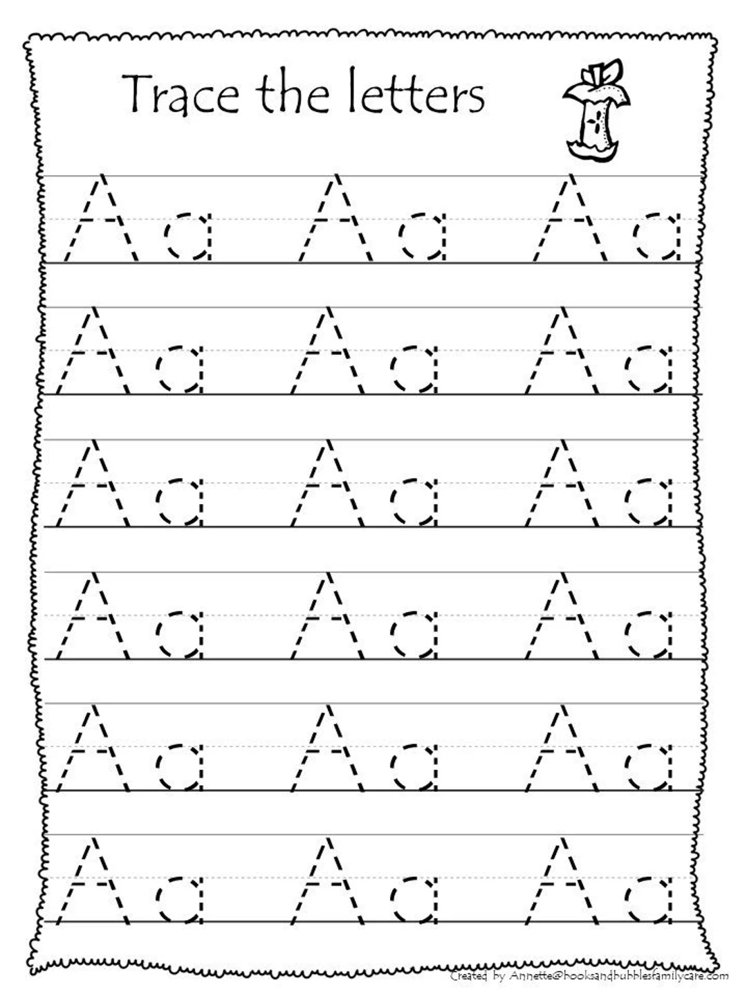 26 Printable Trace The Alphabet Worksheets Preschool kdg Phonics Etsy Hong Kong