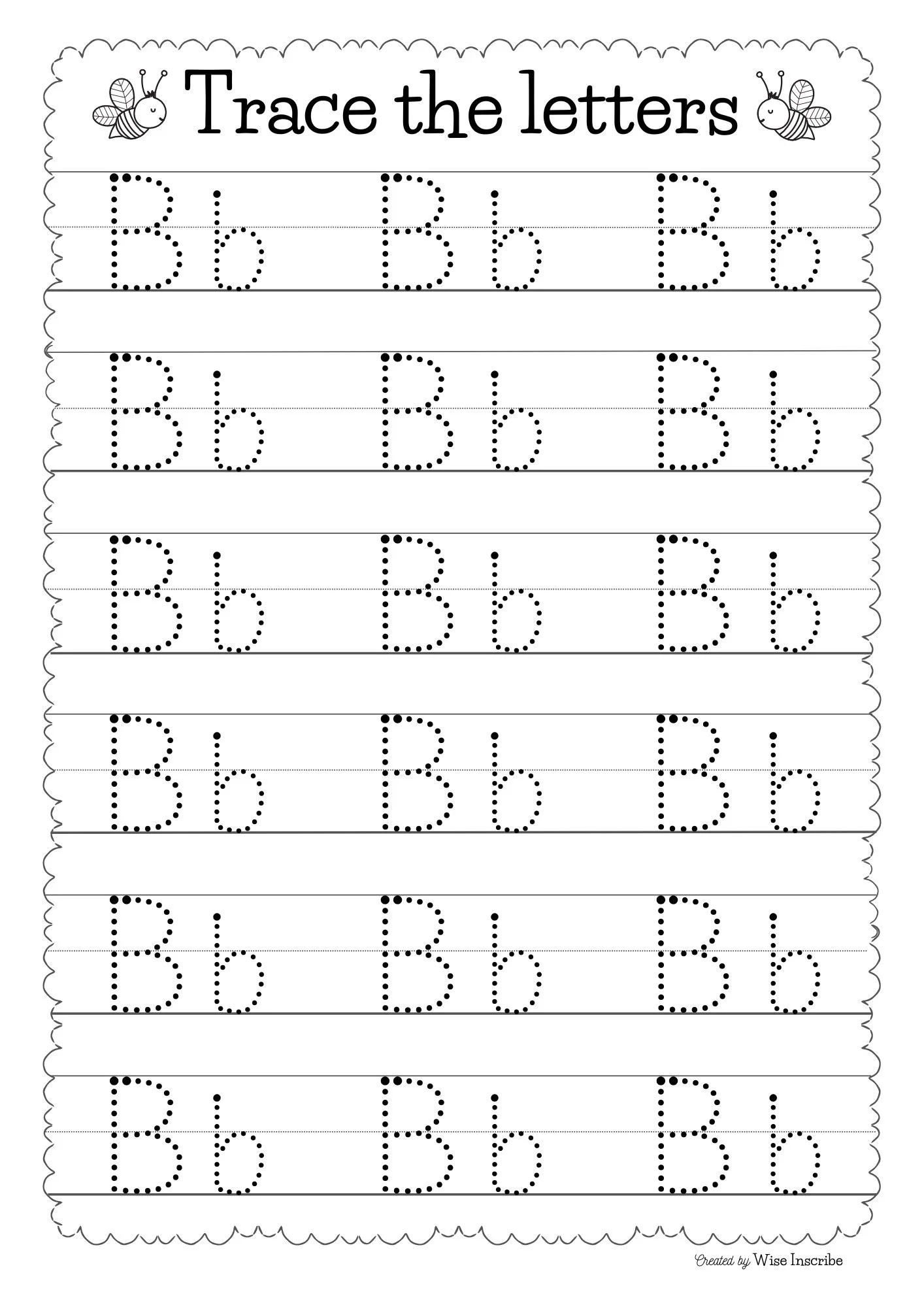 26 Trace The Alphabet Worksheets Printable Letters Tracing Nursery EYFS Preschool Resources ABC Practice Sheets At Home Printable Etsy