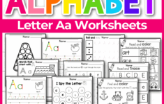 30 Free Printable Letter A Worksheets For Kids