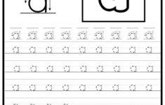A Z Uppercase Lowercase Letter Tracing Worksheets Playing Learning Worksheets Library
