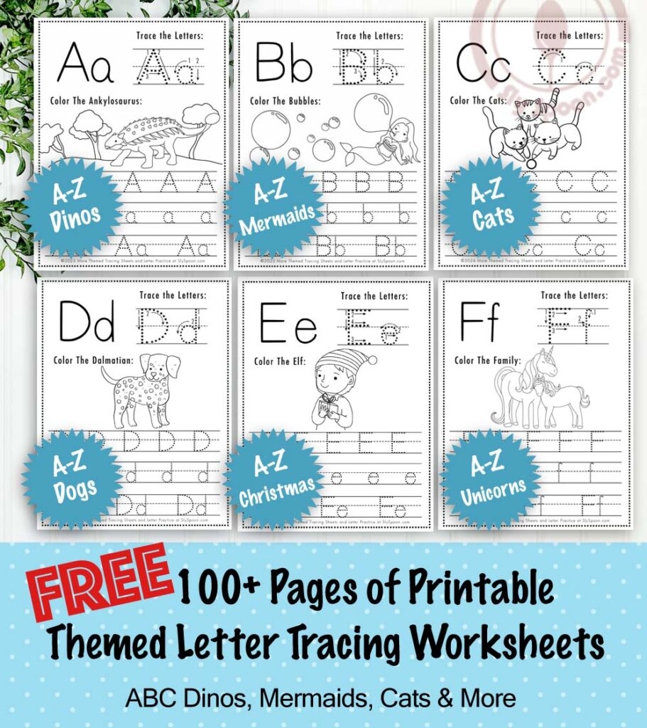 ABC Tracing Worksheets Sly Spoon