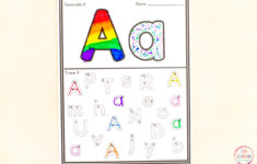 Alphabet Find And Trace The Letter Worksheets