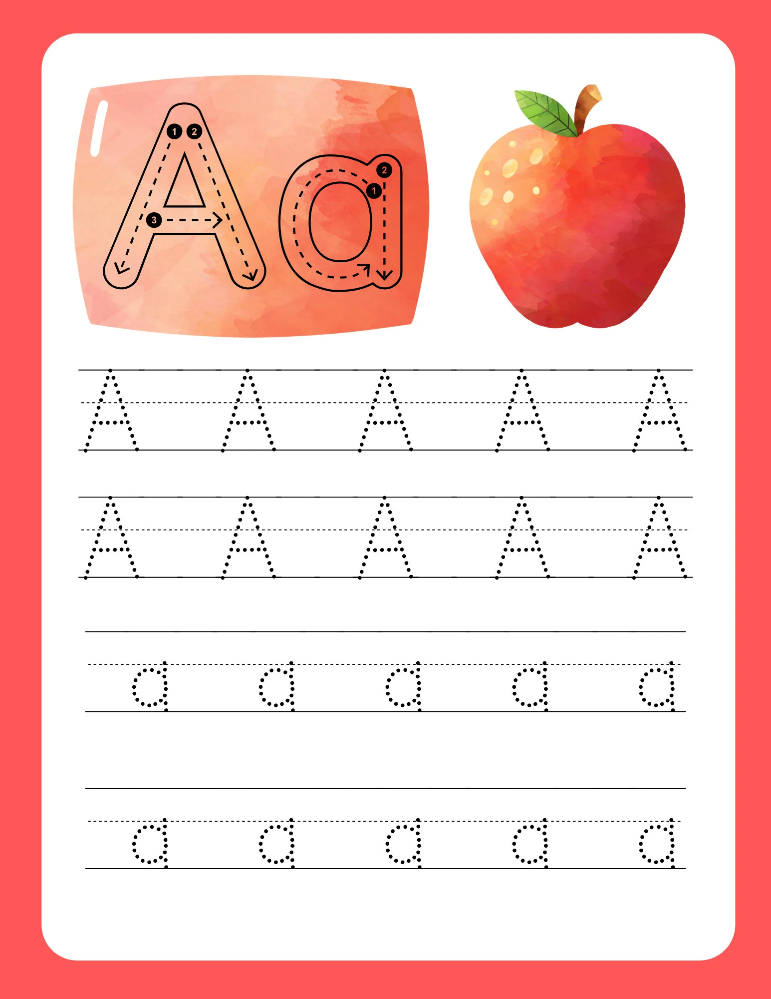 Alphabet Handwriting Practice Letter Tracing Preschool Printable Preschool Activity Homeschool Preschool Worksheet Letter Practice Etsy