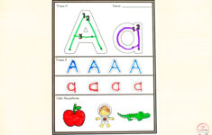Alphabet Letter Tracing Worksheets To Learn Letter Formation
