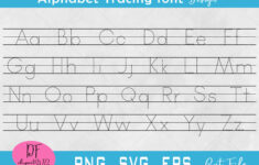 Alphabet Letters Tracing 26 Printable Trace The Letters Letter Tracing For Preschoolers Alphabet Writing Practice ABC Worksheets Etsy Sweden