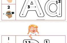 Alphabet Tracing Cards Kids With Upper And Lower Case Letters