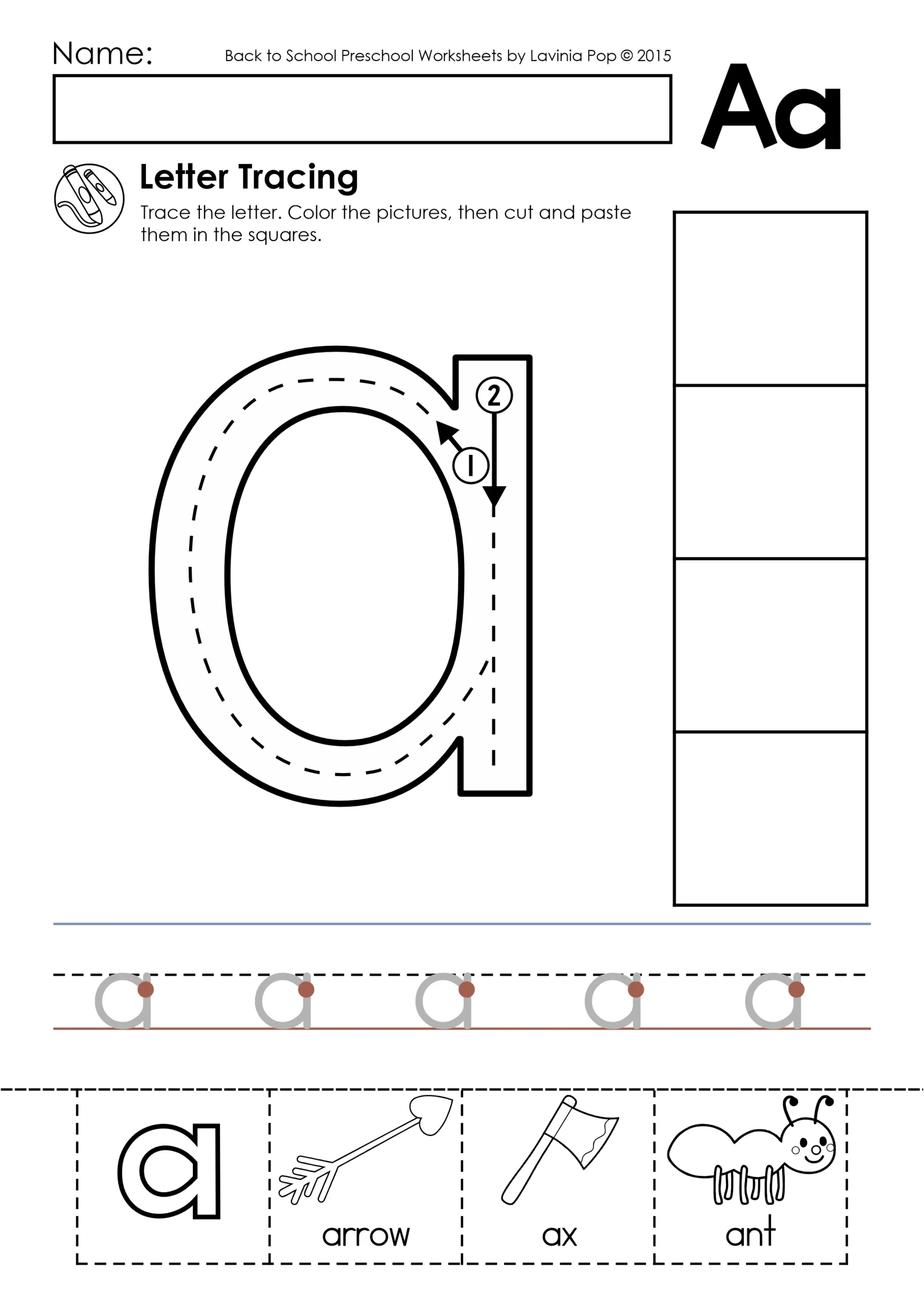 Alphabet Tracing Practice Worksheets