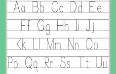Alphabet Tracing Printable Worksheet Capital Small Letters Homeschool Uppercase Lowercase Kindergarten Toddlers Practice kids Etsy