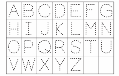 Alphabet Tracing Worksheets A Z Free Printable For Kids 123 Worksheets Library