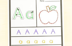 Alphabet Tracing Worksheets For Preschool And Kindergarten