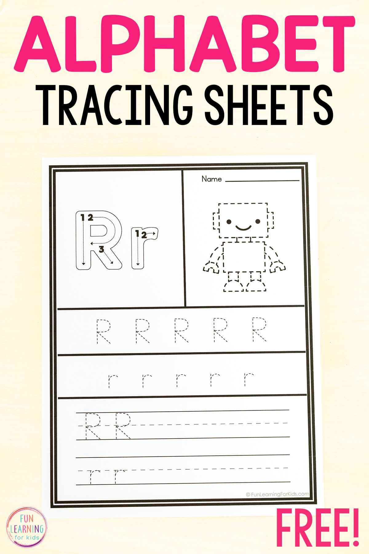 Alphabet Tracing Worksheets For Preschool And Kindergarten