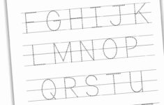 Alphabet Tracing Worksheets Printable Nature Inspired Learning