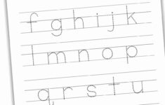 Alphabet Tracing Worksheets Printable Nature Inspired Learning