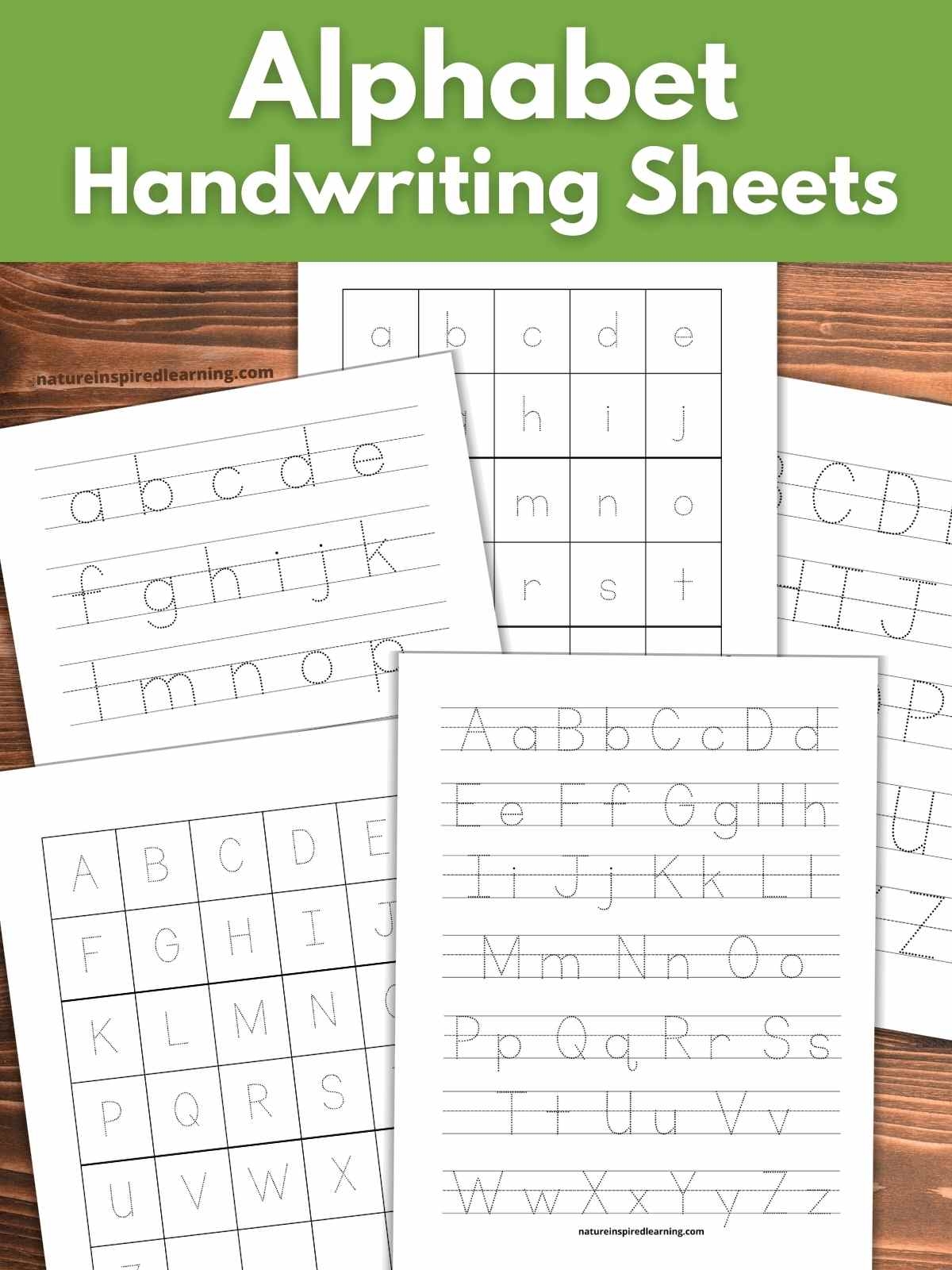 Capital Letters Tracing Worksheet Printables
