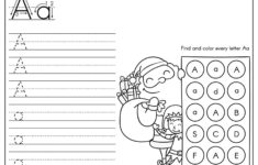 Christmas Alphabet Tracing Worksheets Kids Activity Zone
