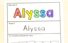 Editable Cut And Paste Build Your Name Worksheets